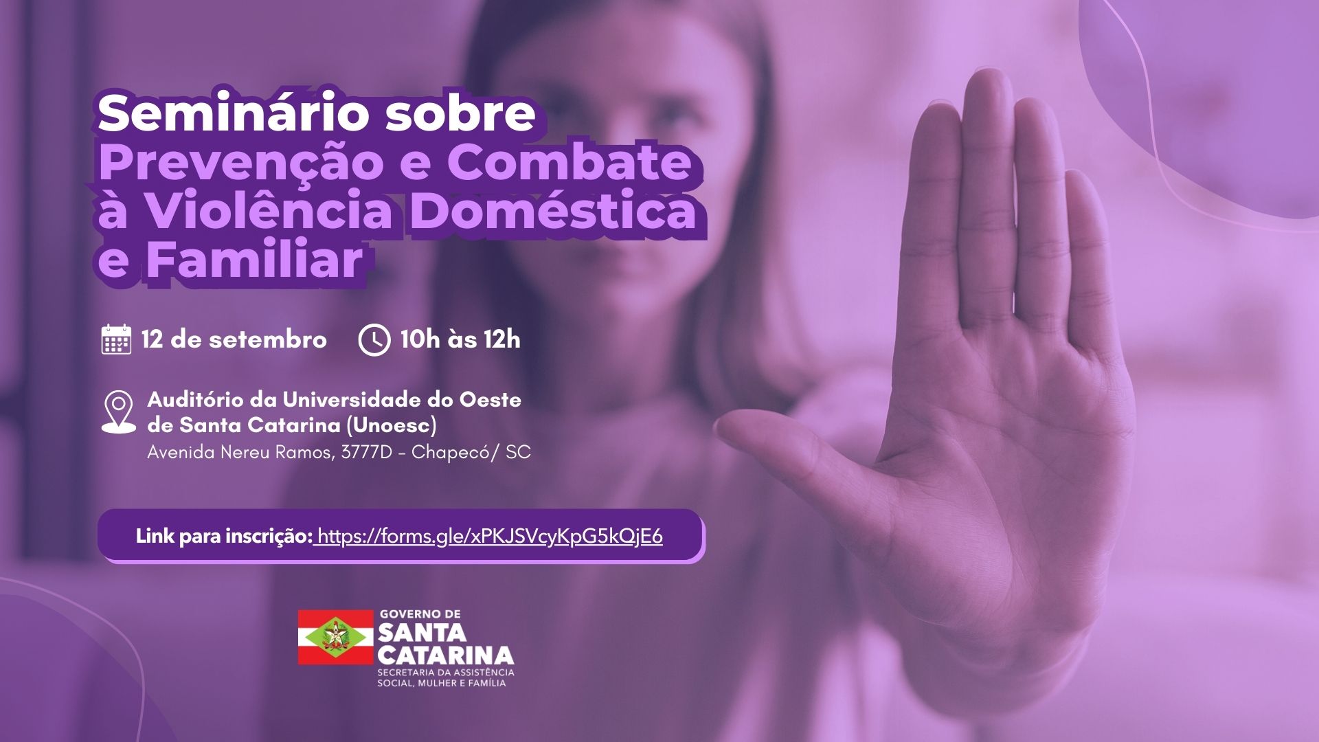 Seminário sobre Prevenção e Combate à Violência Doméstica e Familiar1