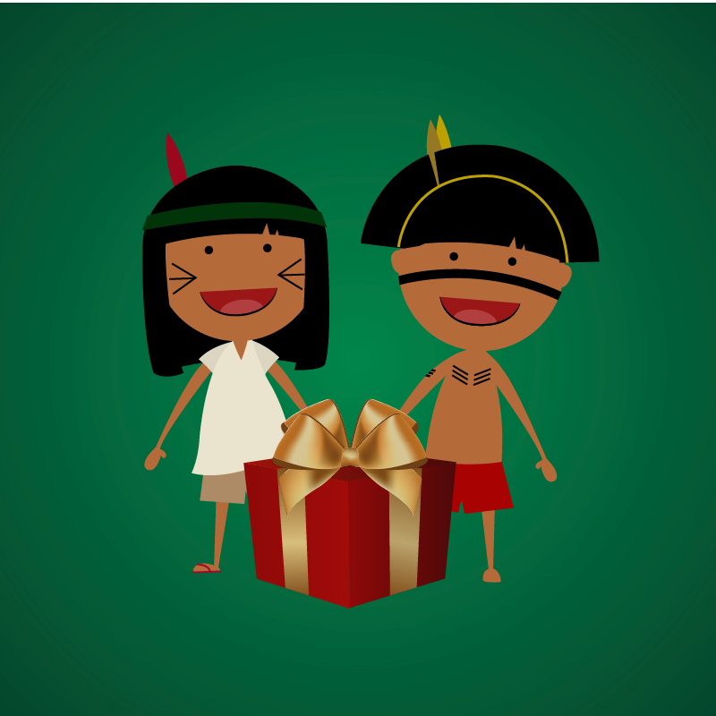 Presente de Natal Indiozinhos 02