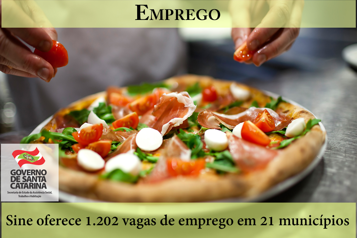 pizzaiolo vagas